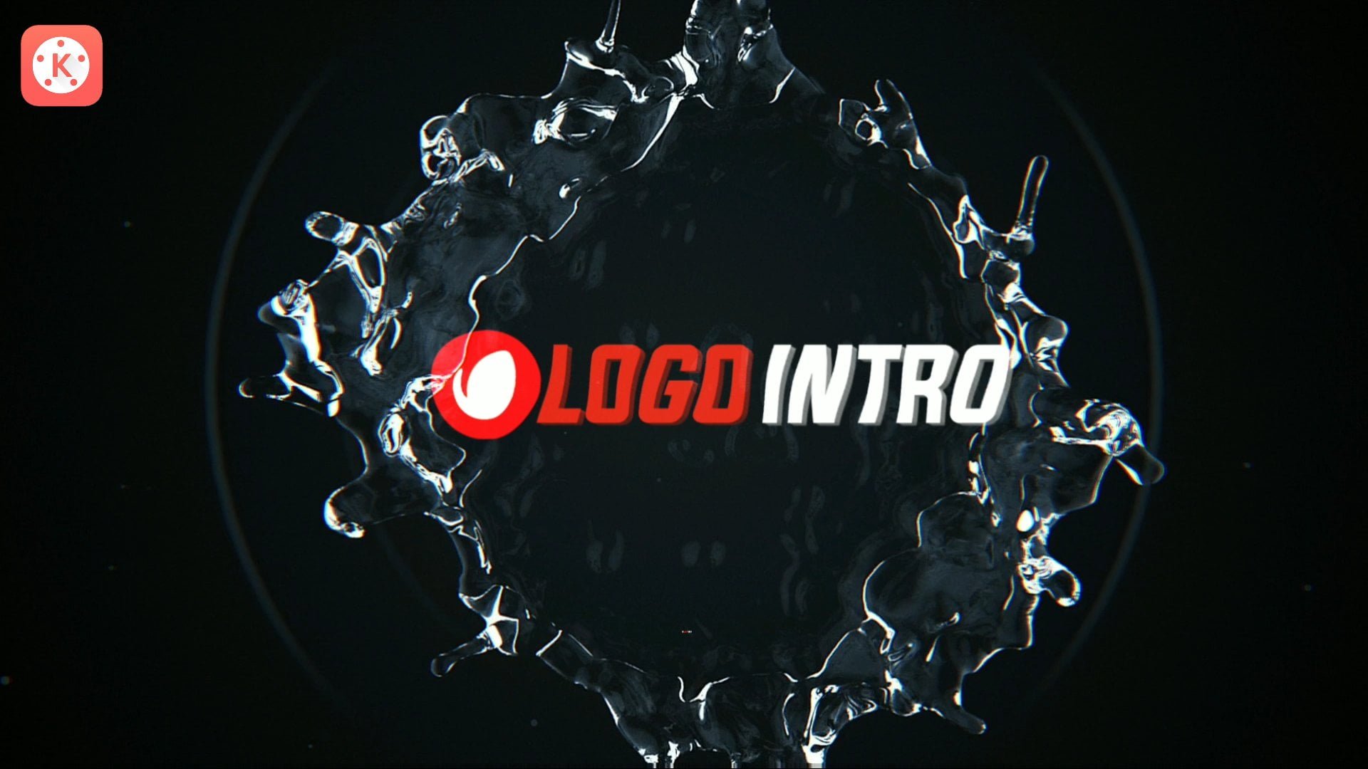 Intro Water Drop Logo Reveal