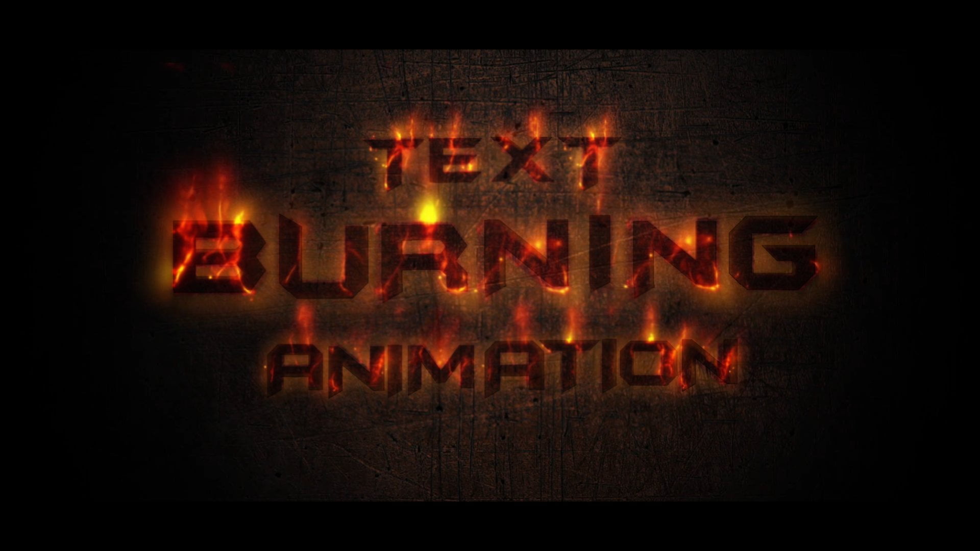Text Burning Animation In KineMaster